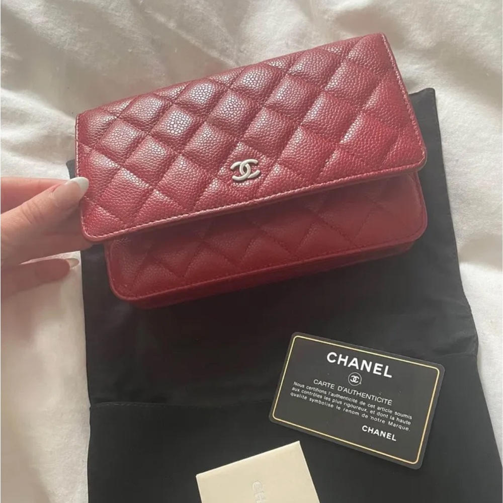 Chanel wallet on a chain